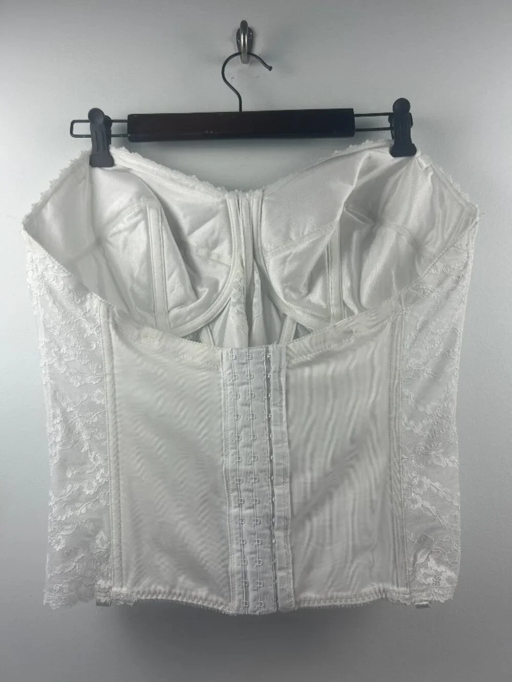 Va Bien White Lace Bustier Corset Top 44D